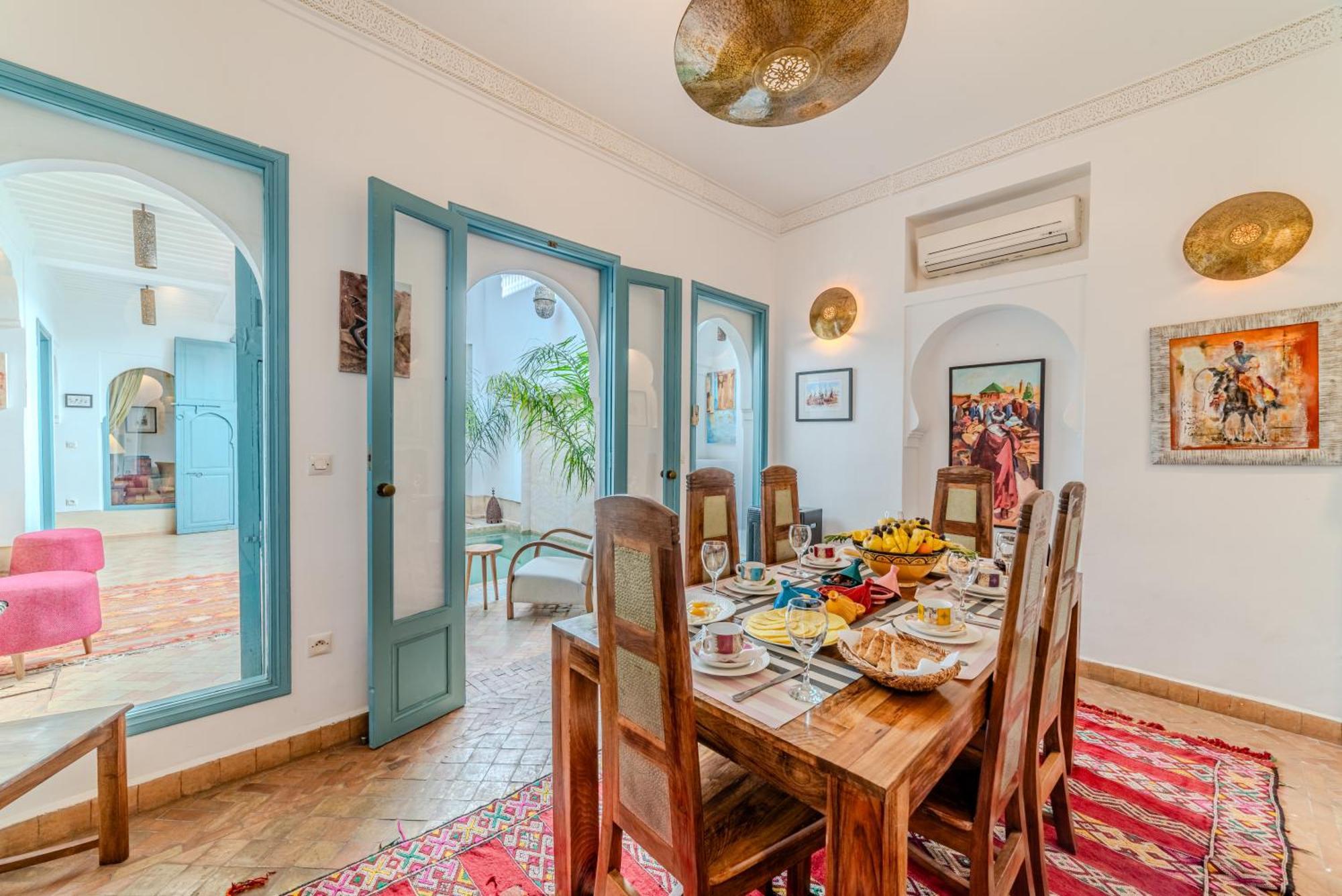 Riad Ayla Avec Piscine Privee Марракеш Экстерьер фото